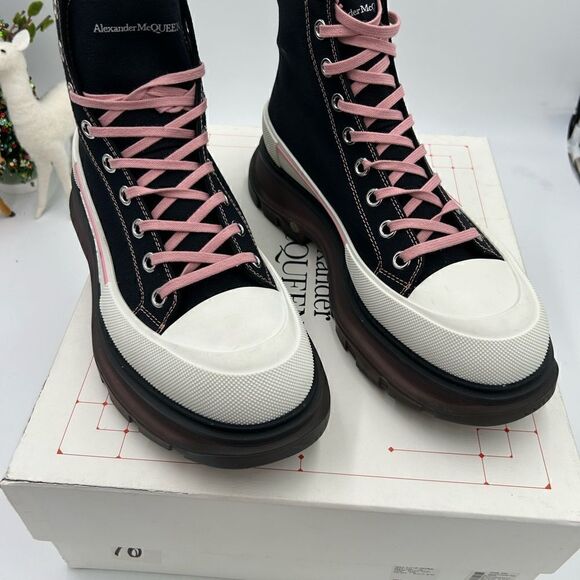 Men’s Alexander, McQueen tread slick boots size 44 made in Italy main image 7